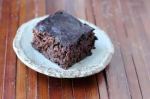 Шоколадное низкокалорийное пирожное из чёрной фасоли