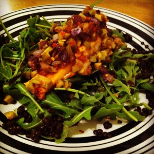 Лосось по-средиземноморски