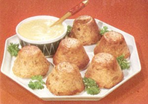 Тимбаль с рыбой или печенью