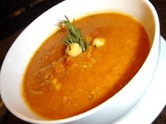 Суп из нута с розмарином