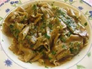 pasta with mushrooms and herbs