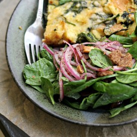 Салат из шпината иерусалимский