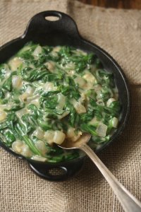 creamed GF spinach